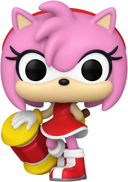 Funko Pop! Games: Sonic - Amy Rose - Sonic the Hedgehog - Collectable Vinyl Figure - Gift Idea - Official Merchandise - Toys for Kids & Adults - Games Fans - Model Figure for Collectors and Display