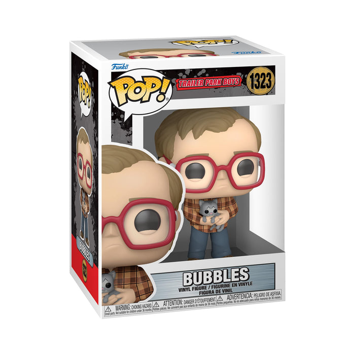 Funko POP! Television: Trailer Park Boys - Bubbles With Cat - Collectable Vinyl Figure - Gift Idea - Official Merchandise - Toys for Kids & Adults - TV Fans - Model Figure for Collectors and Display