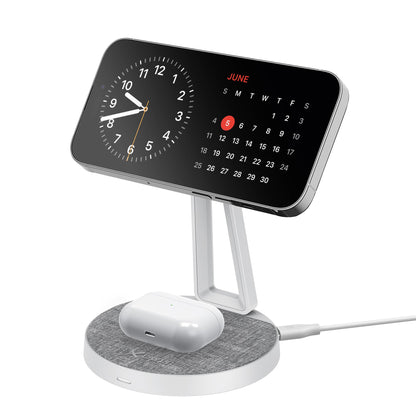 XLAYER MagFix Pro 2 in 1 Induktive Ladestation gra