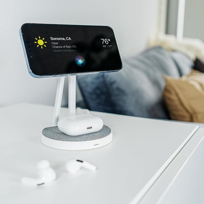 XLAYER MagFix Pro 2 in 1 Induktive Ladestation gra
