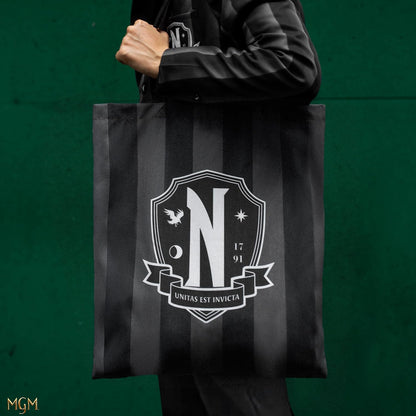 Cinereplicas Mercredi - Tote Bag Mercredi 42 * 38 cm - Licence Officielle