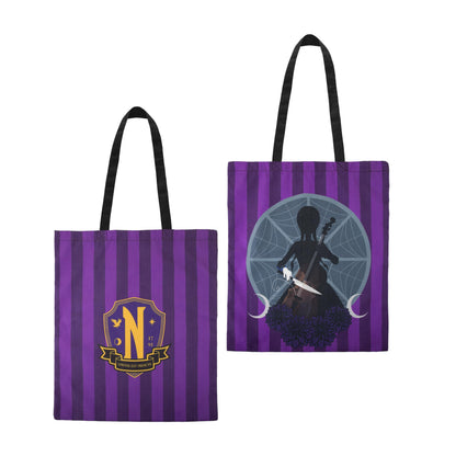 Cinereplicas Mercredi - Tote Bag Mercredi 42 * 38 cm - Licence Officielle