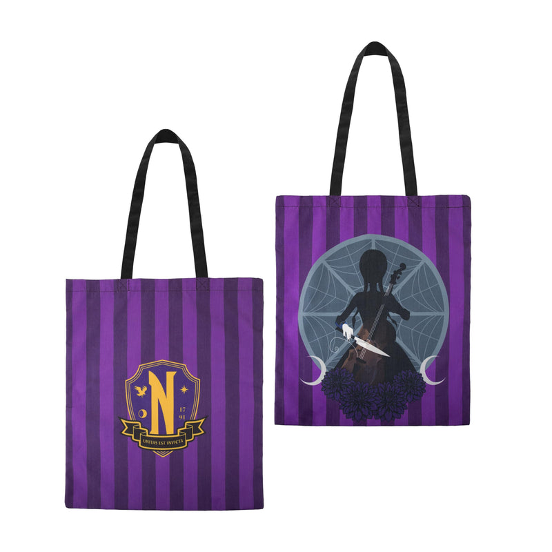 Cinereplicas Mercredi - Tote Bag Mercredi 42 * 38 cm - Licence Officielle