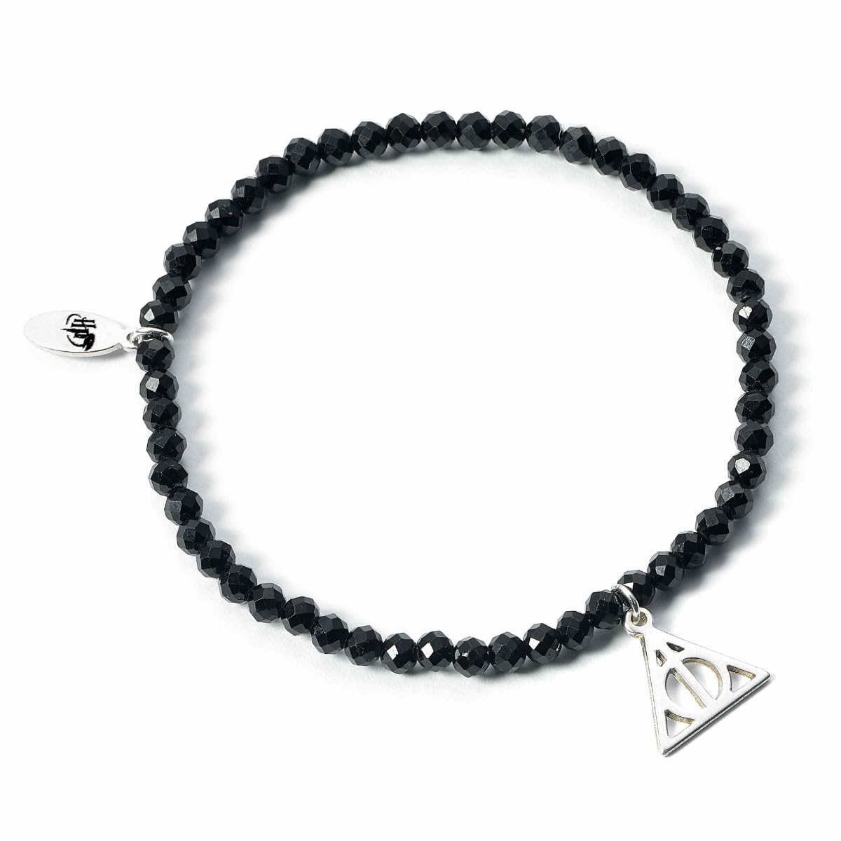 Harry Potter Crystal Bracelet with Sterling Silver Deathly Hallows Charm