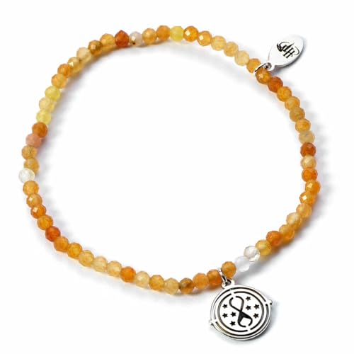 HARRY POTTER Crystal Bracelet with Sterling Silver Time Turner Charm