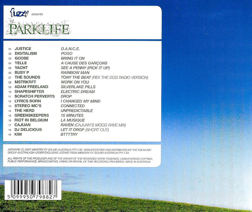 Parklife 2007 (20 Tracks) Aust Excl
