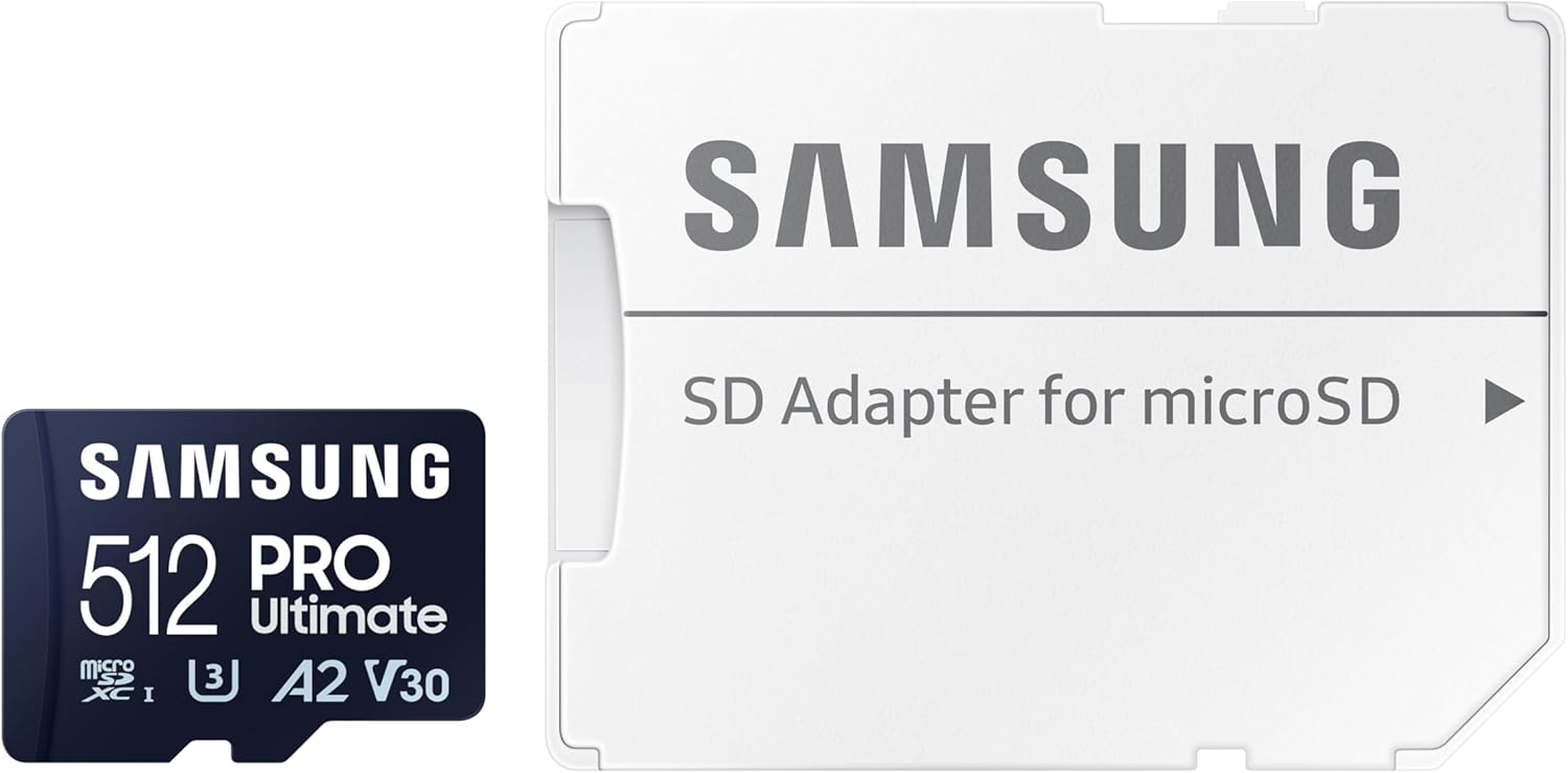 Samsung Memorie MB-MY512SA PRO Ultimate Scheda MicroSD da 512GB, UHS-I U3, Fino a 200 MB/s