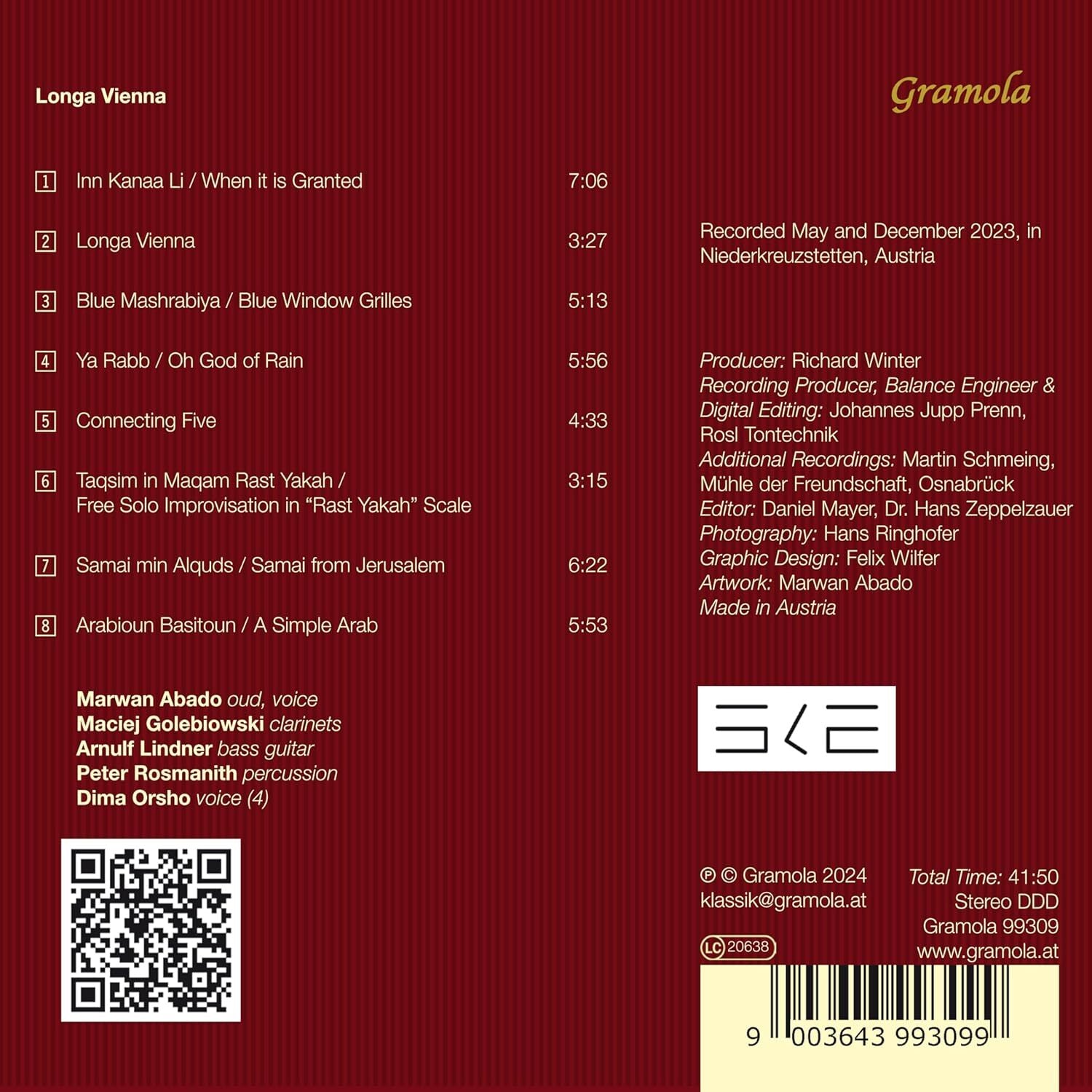 Marwan Abado & Ensemble: Longa Vienna