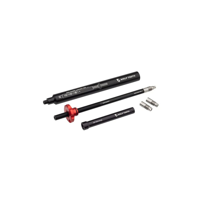 Wolf Tooth Pack Hanger Alignment Tool Black Thru Axle & Quick Release Kit