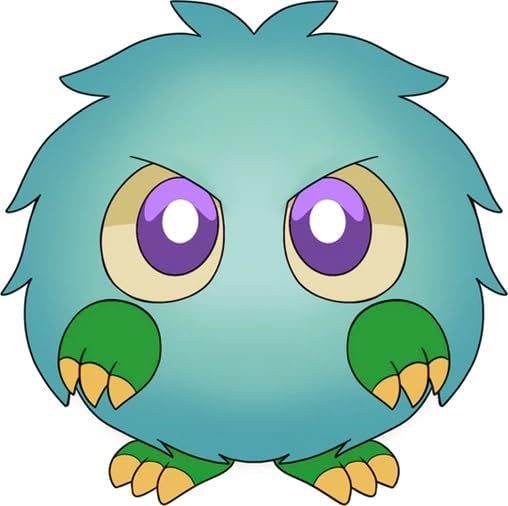 Yu-Gi-Oh! peluche Kuribah Stickie Blue 22 cm