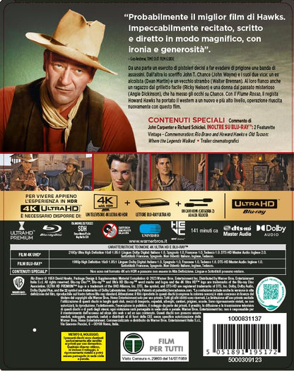 DOLLARO D'ONORE, UN - STEELBOOK (4K Ultra HD + Blu-ray)