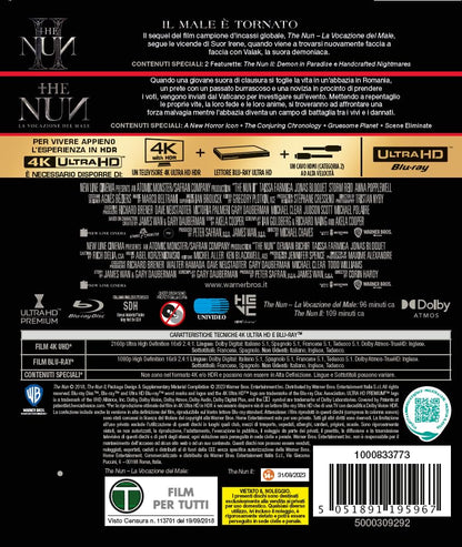 NUN, THE - 2 FILM COLLECTION - (4K Ultra HD + Blu-Ray)