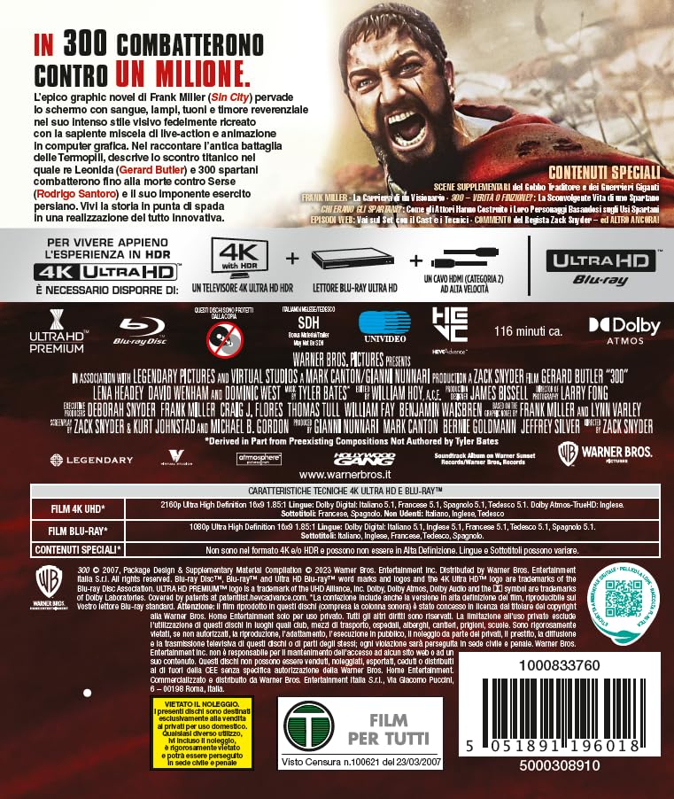 300 (4K Ultra HD + Blu-ray)