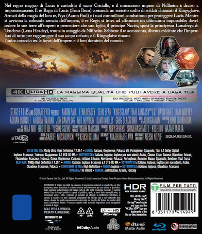 Kingsglaive - Final Fantasy Xv - 4K (Bd 4K + Bd Hd