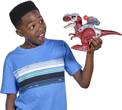 Robo Alive Dino Wars Raptor Toy, Robotic Toy, Realistic Dinosaur Movement, Battle Armor (T-Rex)