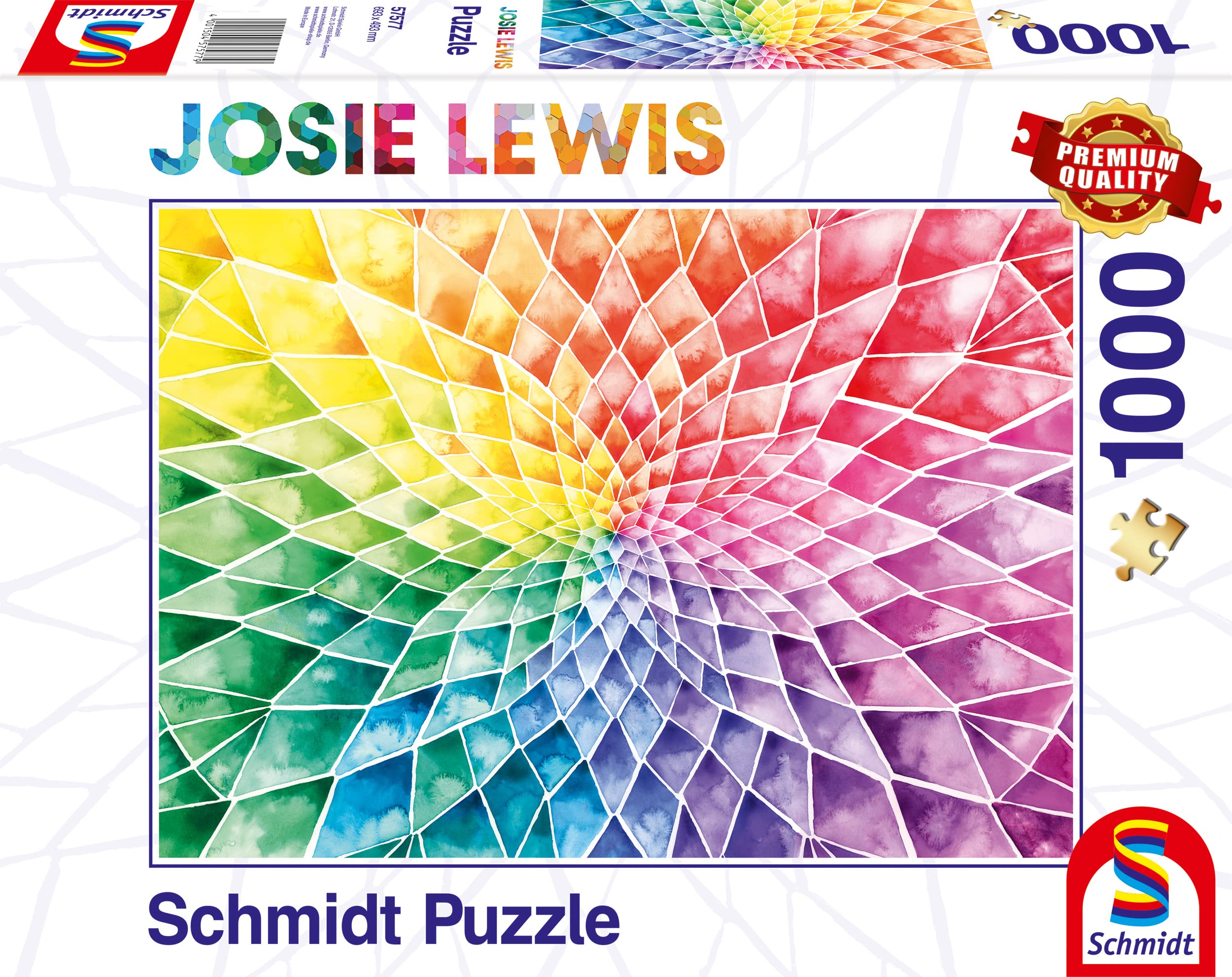 Schmidt Spiele-Fiori 57577 Josie Lewis, Fiore radioso, puzzle da 1000 pezzi, normale