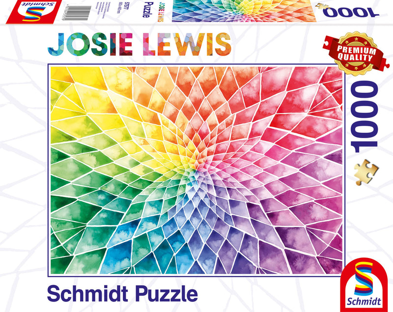 Schmidt Spiele-Fiori 57577 Josie Lewis, Fiore radioso, puzzle da 1000 pezzi, normale