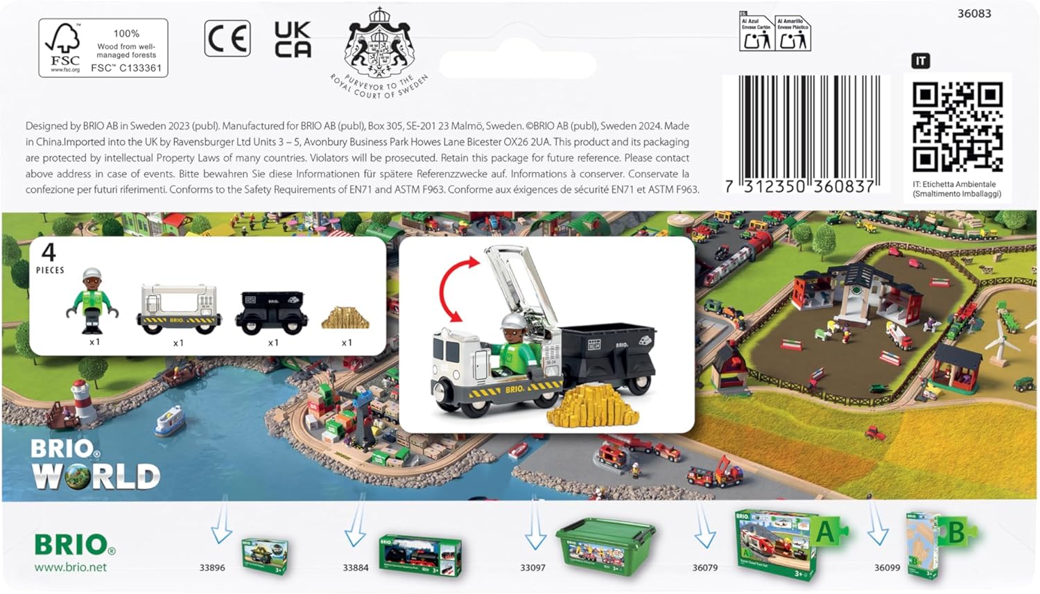 BRIO World 2024 Special Limited Edition Train Toy for Kids Age 3 Years Up - Wooden Railway Accessories & Add Ons