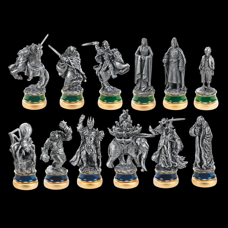 The Noble Collection The Lord of the Rings The Return of the King 12 Character Package - 12 Fine Pewter Figures in Box - Officially Licensed Film Set Movie Props Gifts