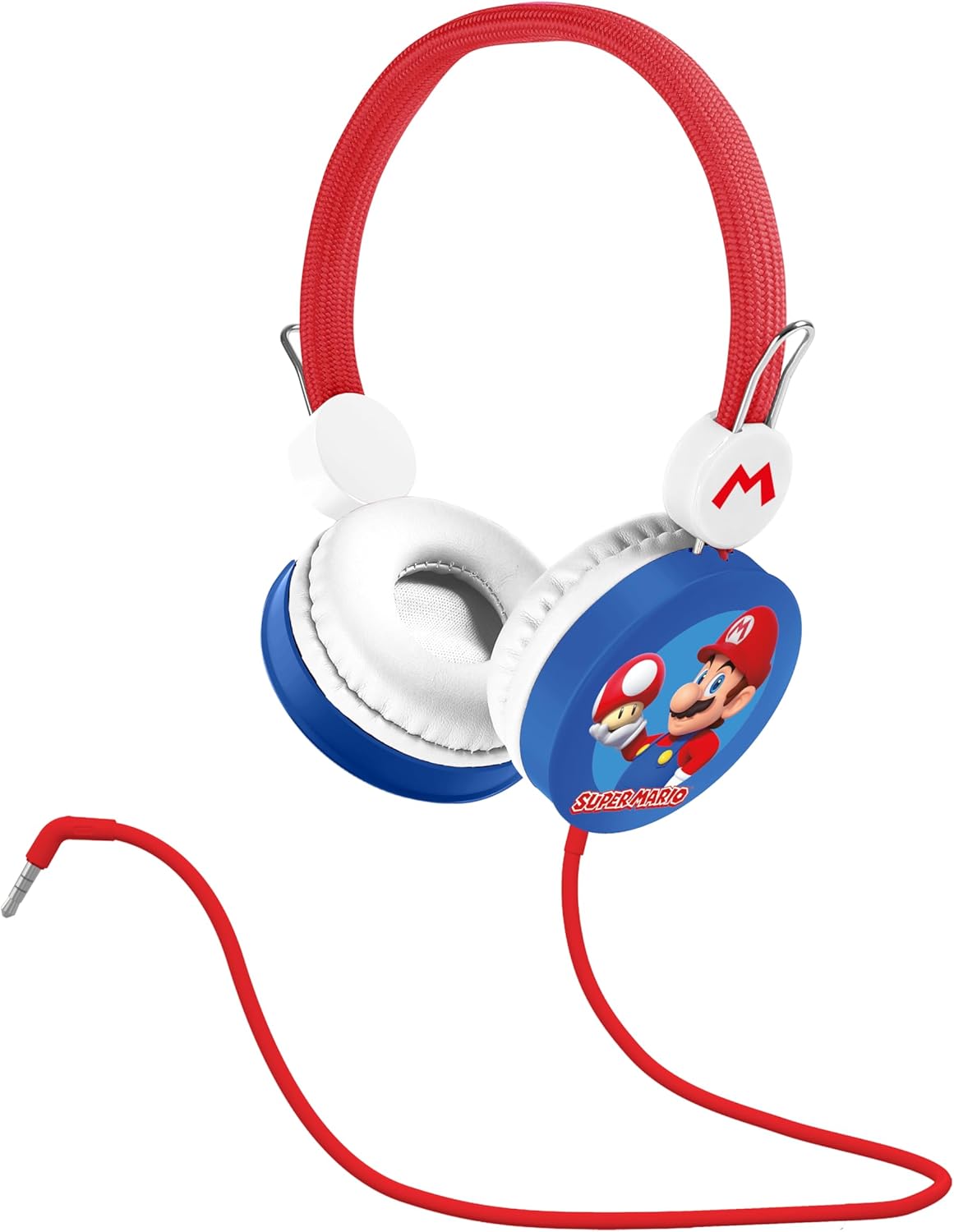 OTL Technologies SM1108 Super Mario Children's Wired Headphones Red
