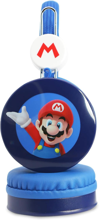 OTL Technologies SM1109 Super Mario Children's Wired Headphones Blue