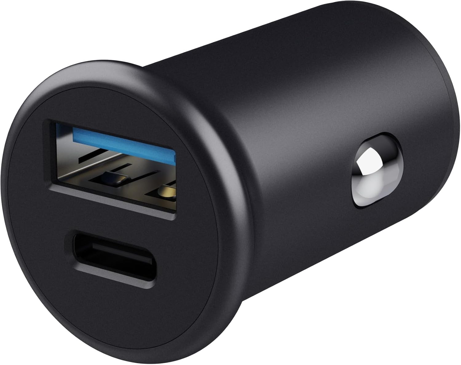 Trust Maxo 38W PD Mini Car Charger Adapter, 20W USB-C PD Port and 18W USB-A QC3 Port, Car Cigarette Lighter USB Socket Fast Charger for iPhone 15 14 13 12 Pro Max Samsung Galaxy s23 s22 s21 Huawei