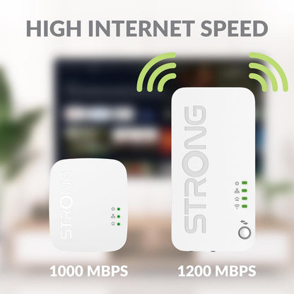 Strong POWERLWF1000DUOMINI kit 2 powerline wifi 100 mbts