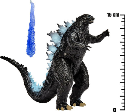 MonsterVerse Godzilla x Kong: The New Empire, 6-Inch Godzilla Original Action Figure Toy, Iconic Collectable Movie Character, Includes Heat Ray Power Feature, Suitable for Ages 4 Years+