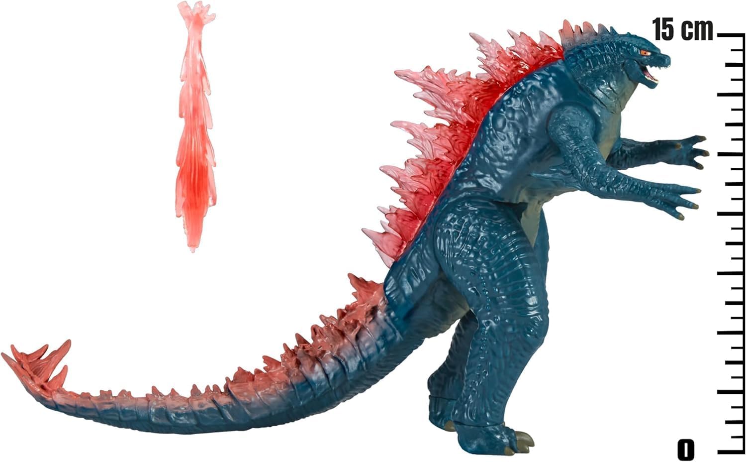 MonsterVerse - Figura de Godzilla Evolved de la película Godzilla y Kong para coleccionar, miden 15 centímetros, coleccionables, para niños y niñas Desde 4 años (MN303200
