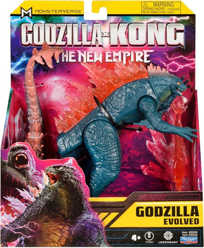 MonsterVerse - Figura de Godzilla Evolved de la película Godzilla y Kong para coleccionar, miden 15 centímetros, coleccionables, para niños y niñas Desde 4 años (MN303200