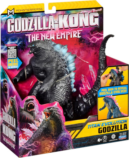 MonsterVerse Godzilla x Kong: The New Empire, 7-Inch Authentic Titan Evolution Godzilla Action Figure toy, Iconic Collectable Movie Character, Suitable for Ages 4 Years+