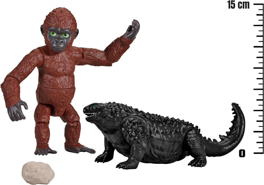 MonsterVerse - Figura de Suko y Titanus Doug de la película Godzilla y Kong para coleccionar, Mide 8 centímetros de Altura, coleccionables, para niños y niñas Desde 4 años (MN303700