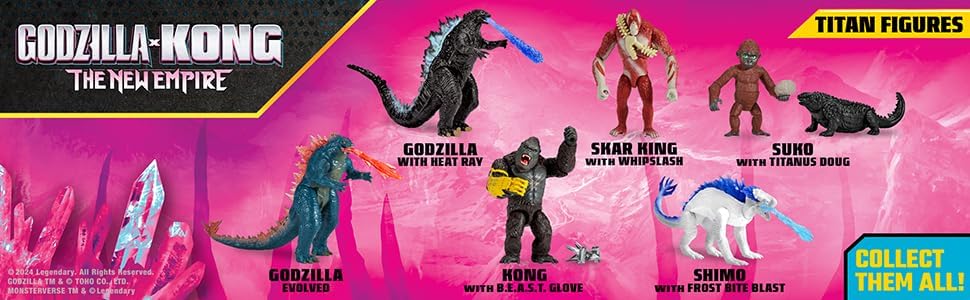 Godzilla x Kong 6" Godzilla Evolved (w/Heat Ray) by Playmates Toys