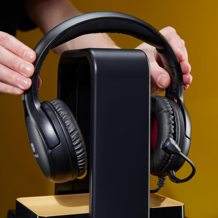 Numskull Official Hogwarts Legacy LED Light Gaming Locker, Controller Holder & Headset Stand for PS4/PS5 & Xbox Series X|S - Multiple LED Lighting Settings - Official Harry Potter Merchandise