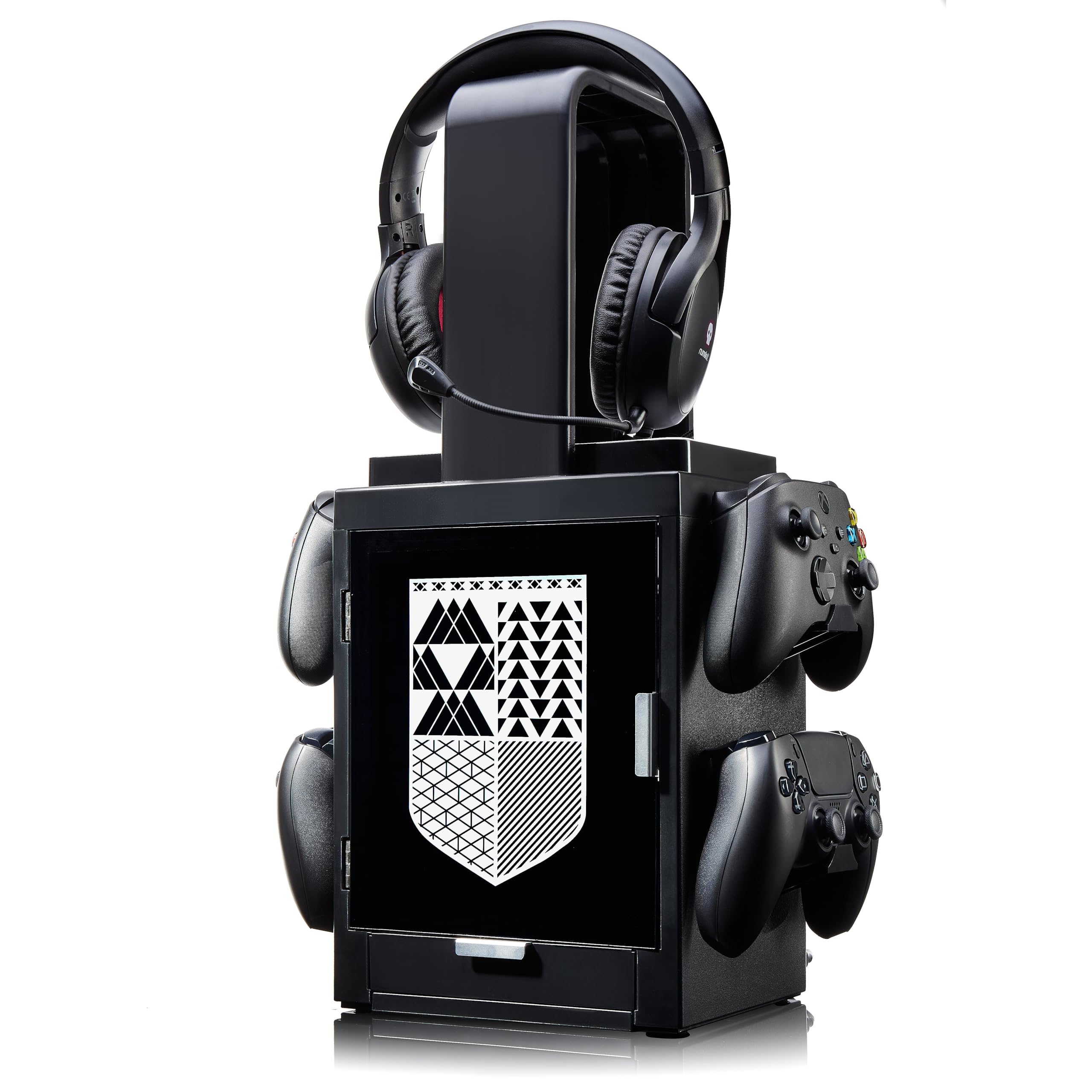Numskull Official Destiny LED Light Gaming Locker, Controller Holder & Headset Stand for PS4/PS5 & Xbox Series X|S - Multiple LED Lighting Settings - Official Destiny Merchandise
