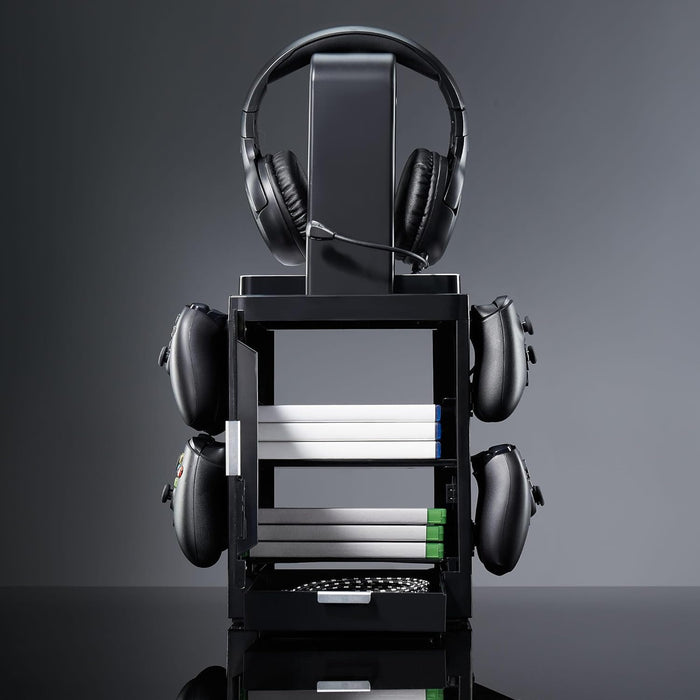 Numskull Official Destiny LED Light Gaming Locker, Controller Holder & Headset Stand for PS4/PS5 & Xbox Series X|S - Multiple LED Lighting Settings - Official Destiny Merchandise