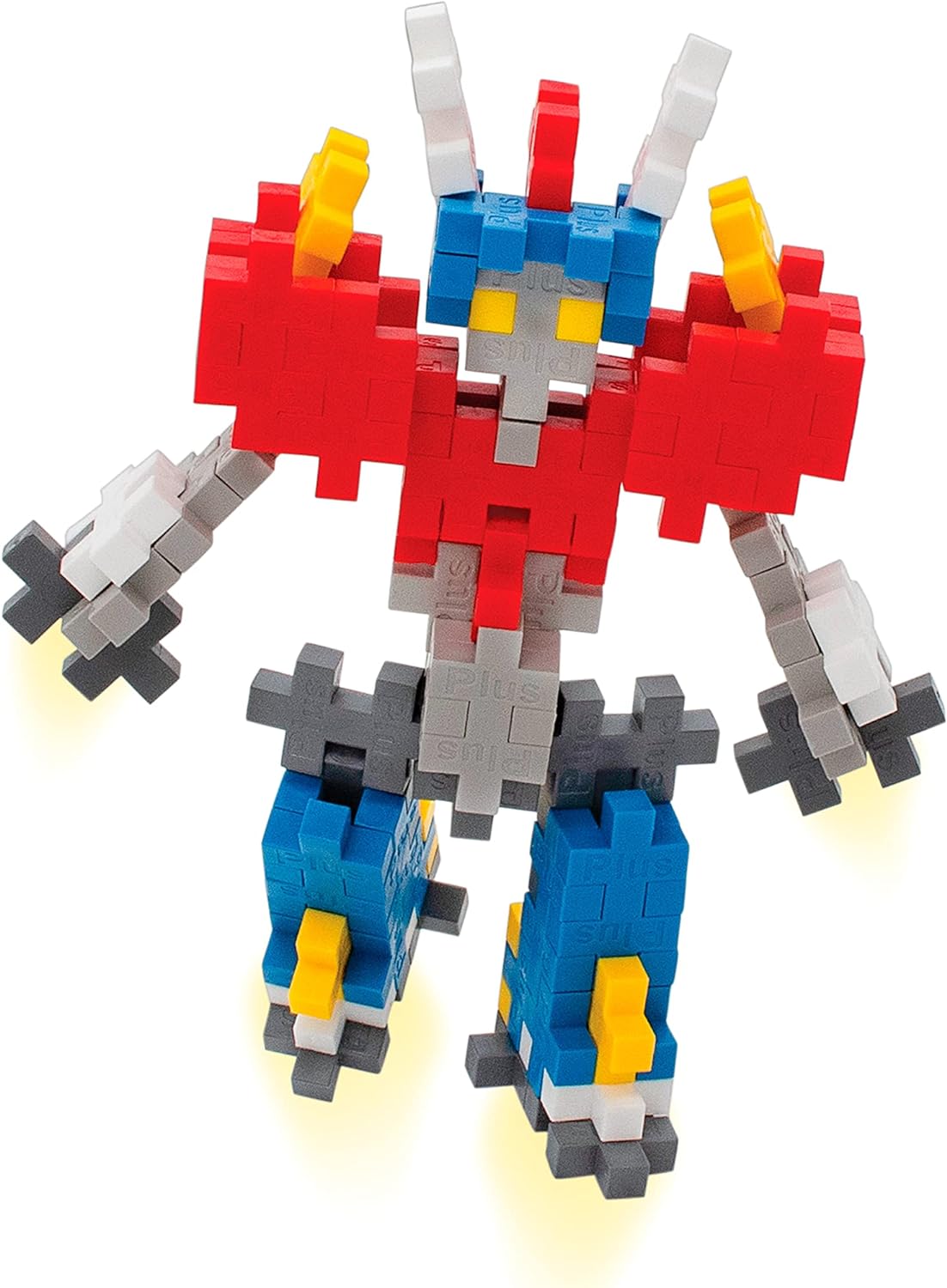 Plus-Plus - Mecha Bot - 100 Pieces - Robot Creative Play Building Blocks Building Developing Toys for Kids STEM, STEAM, Produced in Denmark