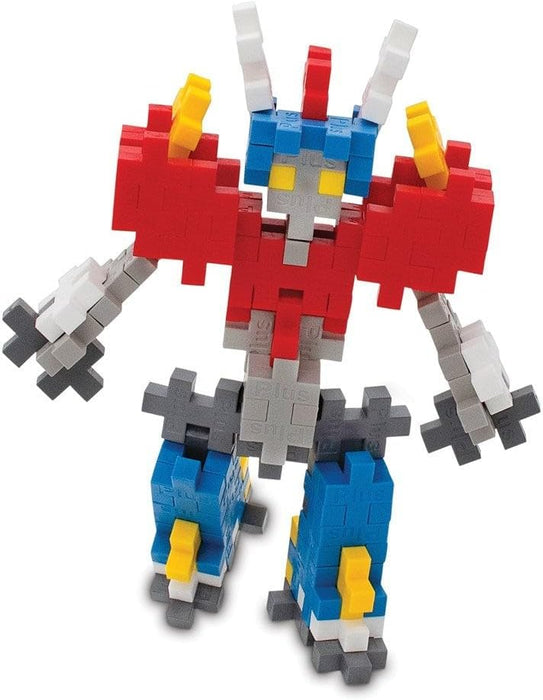 Plus-Plus - Mecha Bot - 100 Pieces - Robot Creative Play Building Blocks Building Developing Toys for Kids STEM, STEAM, Produced in Denmark