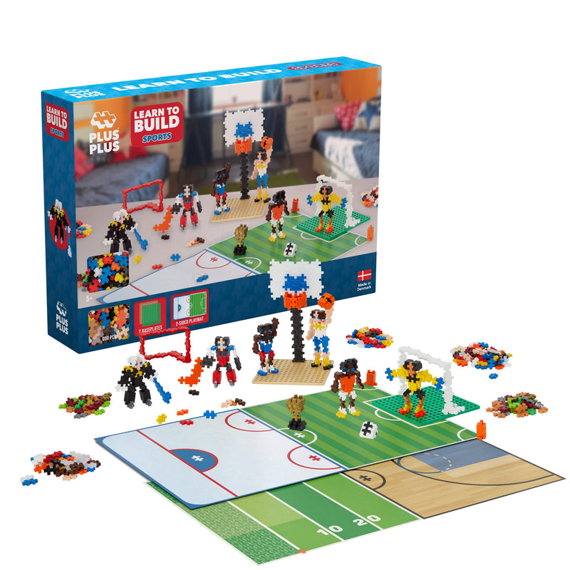 Plus-Plus 600 creatieve bouwstenen sport