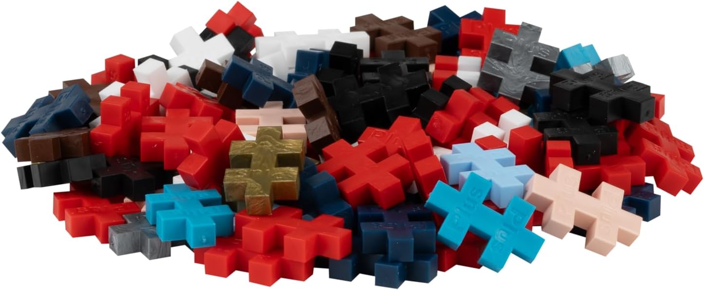 PLUS PLUS Building Blocks Toy - 100 pc Kids Construction Toys, Creative Learning Resources and STEM Play for Home and Travel - Girls and Boys Toys Age 5 Plus - Viking