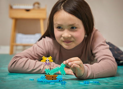 Plus-Plus 100 Tube Kreativ Bausteine Meerjungfrau