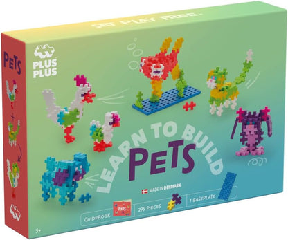 PLUS PLUS - 275 Ladrillos de construcción Multicolor - El Mundo de los Animales - Juego de construcción para niños a Partir de 3 años - Juego Educativo para niñas y niños - PP3962