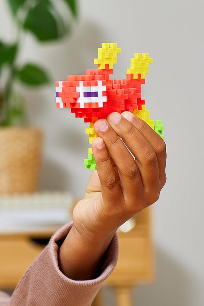 PLUS PLUS - 275 Ladrillos de construcción Multicolor - El Mundo de los Animales - Juego de construcción para niños a Partir de 3 años - Juego Educativo para niñas y niños - PP3962