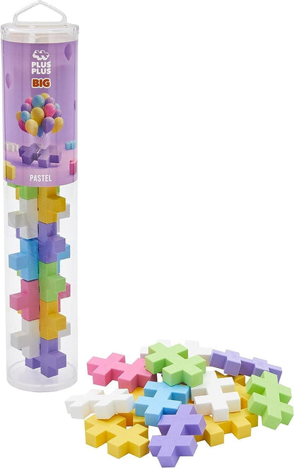 Plus-Plus Pastel Mix Tube Construction Blocks