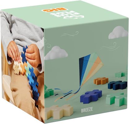 PLUS PLUS Building Blocks Toy - 100 Large Durable Pieces - Kids Construction Toys, Creative Learning Resources and STEM Play for Home and Travel - Toys For 1 Year Old Boys and Girls - Breeze