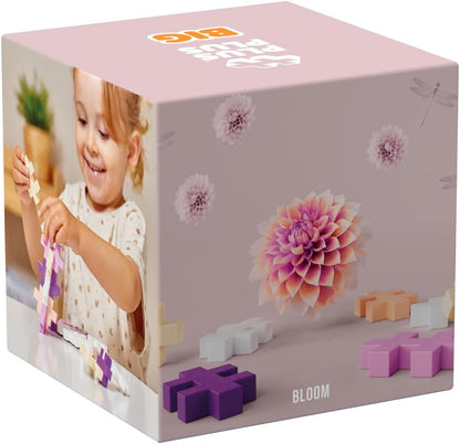 PLUS PLUS BIG Building Blocks Toy - 100 Large Durable Stacking Pieces, Kids Construction Toys & Preschool Learning Resources, Play for Home or Travel, Toddler Toys for Ages 1-5 yrs, Bloom Box