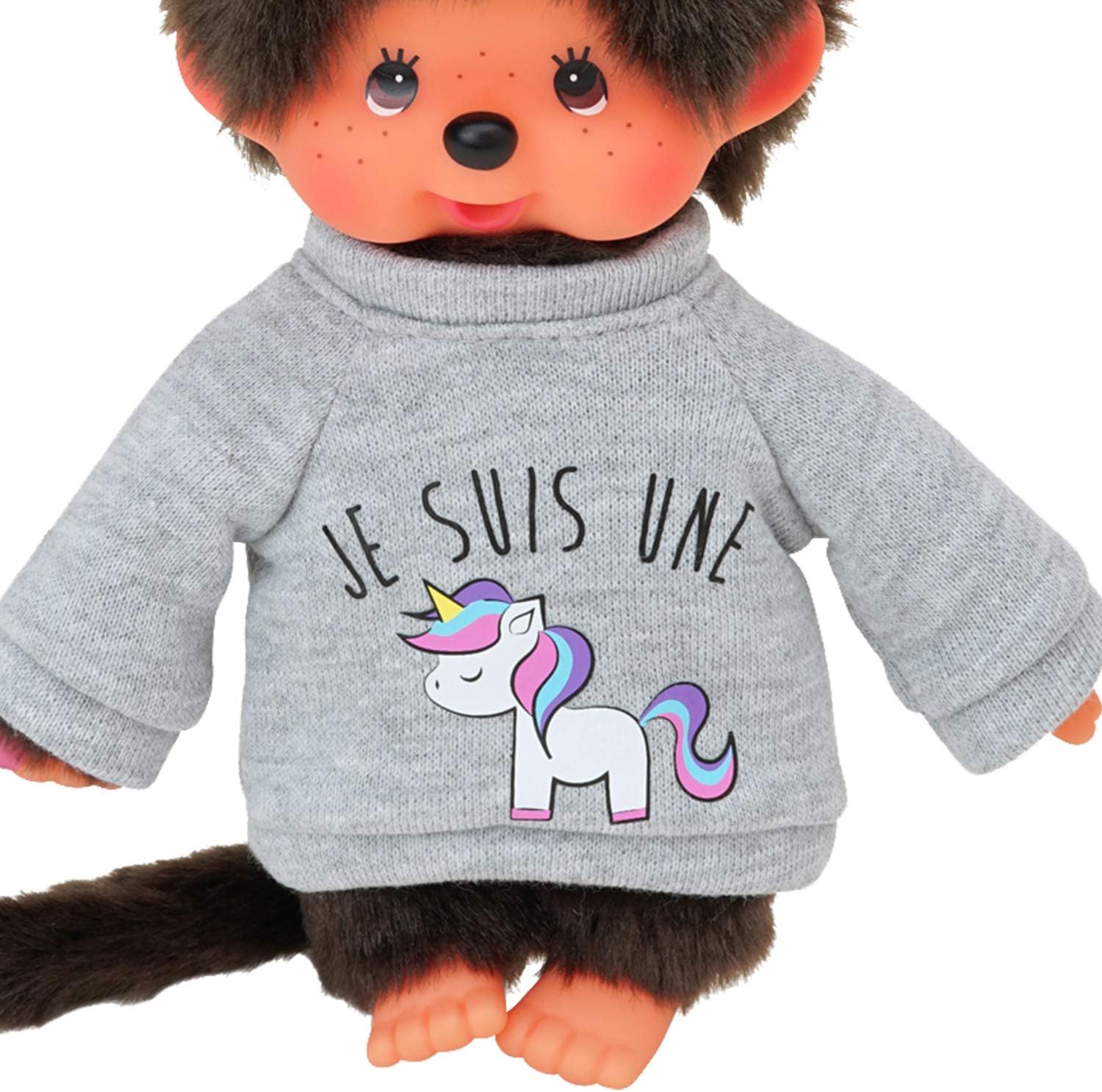 Bandai CPDO151 Monchhichi Sweatshirt Tendance, farblich sortiert, Mehrfarbig
