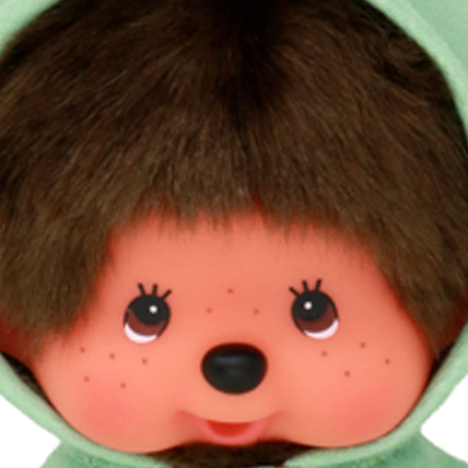 Bandai - Monchhichi - Plüschtier Monchhichi Dinosaurier - Kultplüschtier der 80er - Kuscheliges 20 cm großes Plüschtier für Kinder und Erwachsene - SE242177