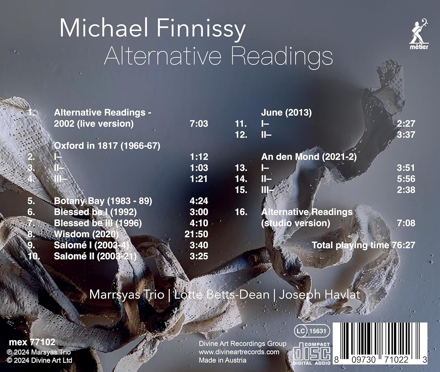 Michael Finnissy: Alternative Readings