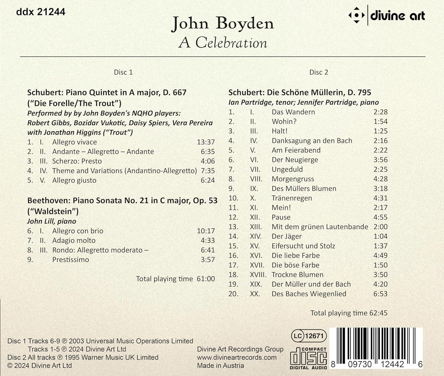 John Boyden: A Celebration